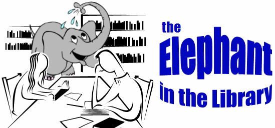 Elephant in the Library banner graphic